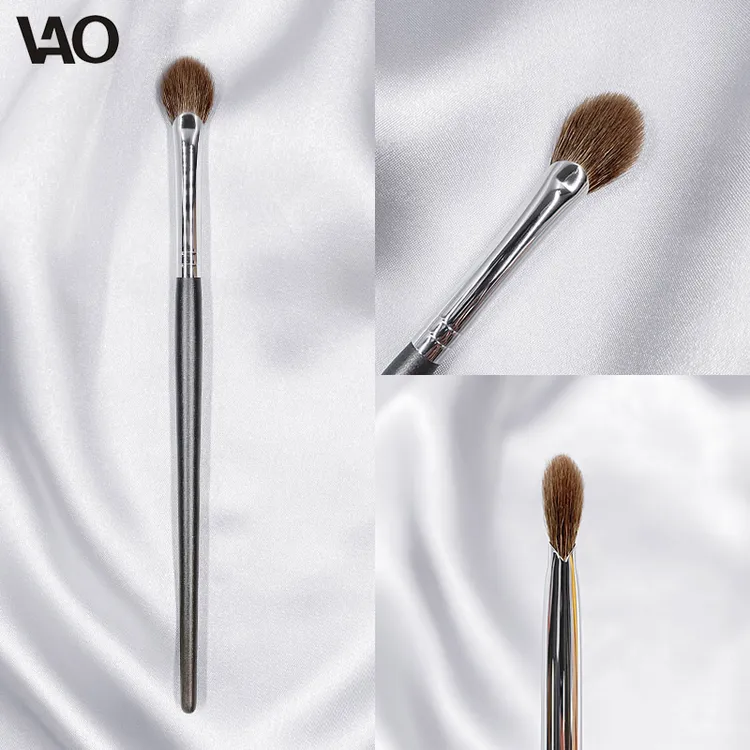 迷你扇形刷面部哑光高光刷鼻子眉骨鼻头提亮刷羊毛扁头铺色眼影刷