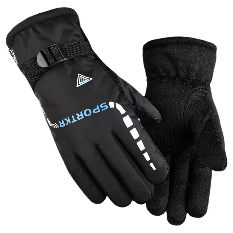 新款冬季保暖手套户外滑雪摩托车电动车骑行手套骑车加绒加厚