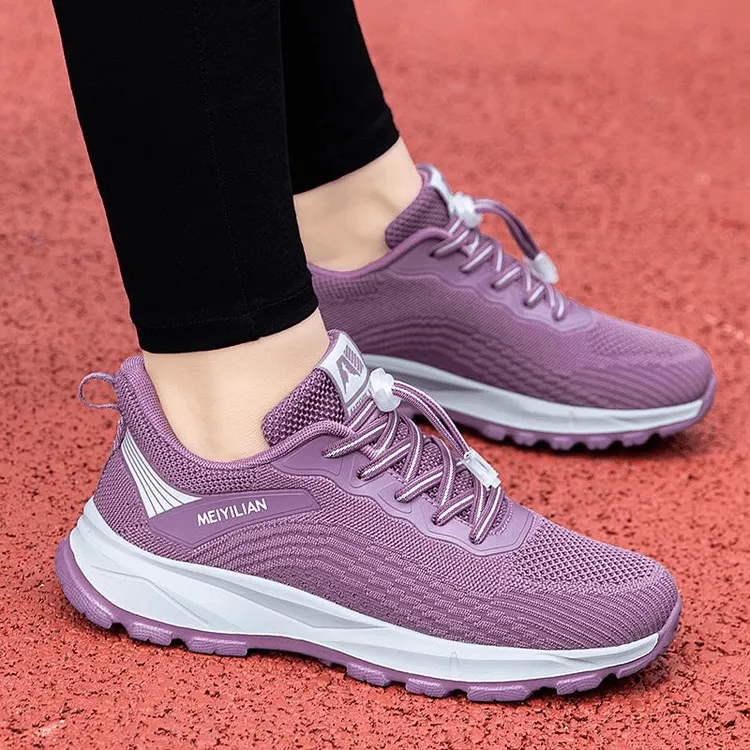 舒适健步鞋女夏季透气妈妈健步鞋中老年人软底防滑休闲运动老人鞋