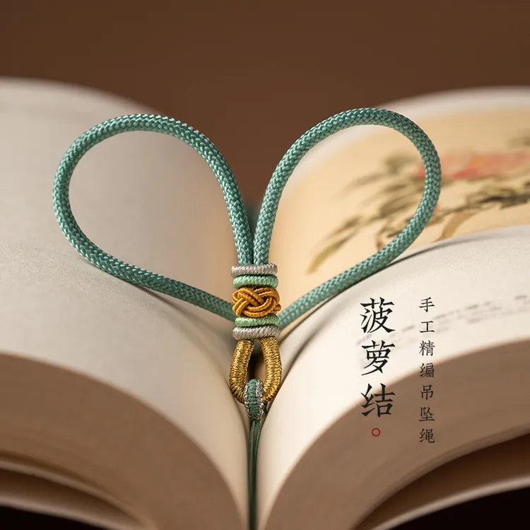 非金属布艺项链 手工编织绳子吊坠挂项链绳挂件绳高货绳毛衣链绳