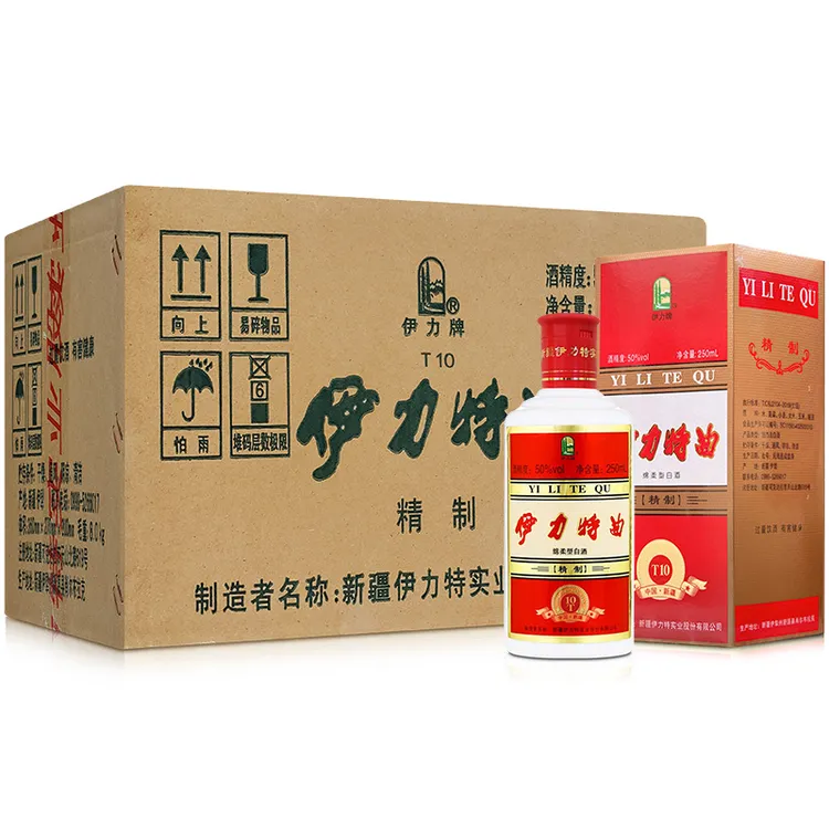 伊力特【主播专享】伊力特曲小精制 整箱装 12瓶纯粮50度250ml