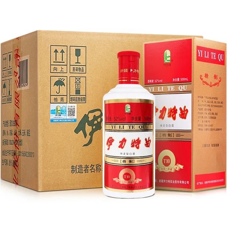 伊力特【主播专享】伊力特曲精制 整箱装 6瓶纯粮白酒52度500ml
