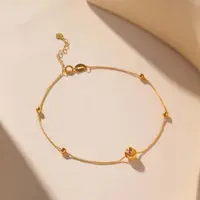 【猫眼手链】金珠手链19cm可调节-18k金-FF1049|BKJ3
