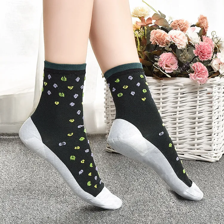 逸足全脚底防裂脚后跟厚棉袜子足跟干裂包脚趾头满脚底型滋润保湿