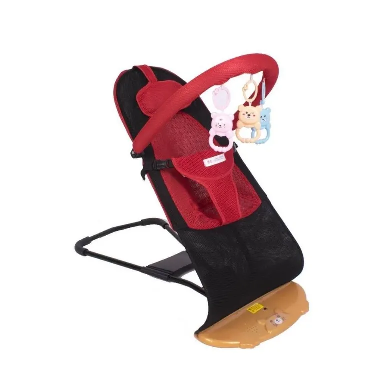 哄娃神器儿童摇摇椅婴儿躺椅安抚摇椅哄睡神器安全摇篮可坐可折叠