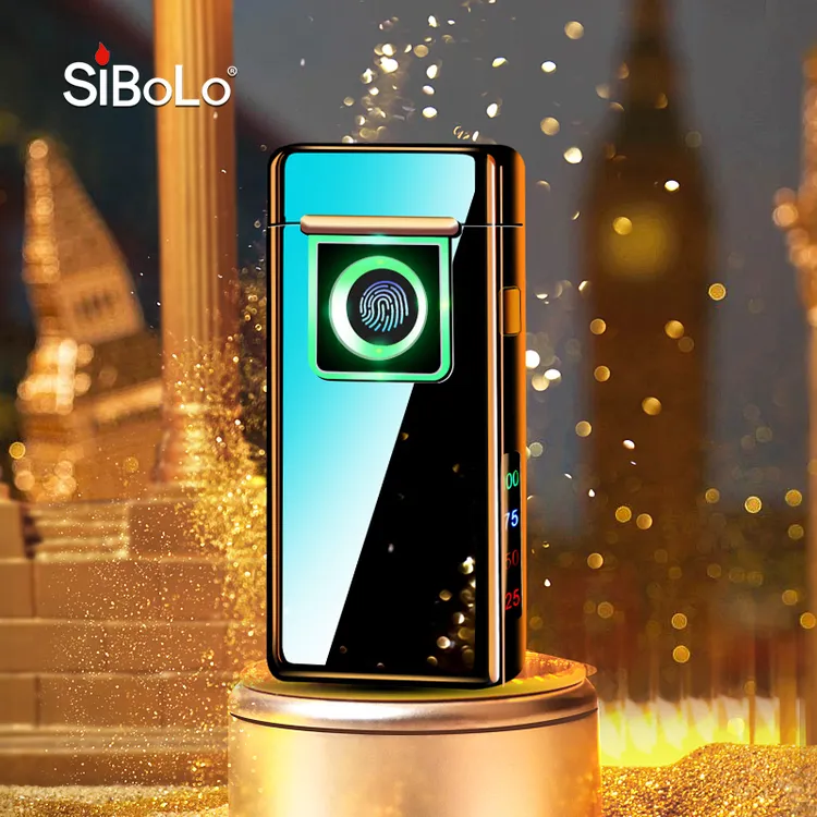 SiBoLo/仕保罗圣诞礼物高级奢华送男友男士老公真指纹充电打火机