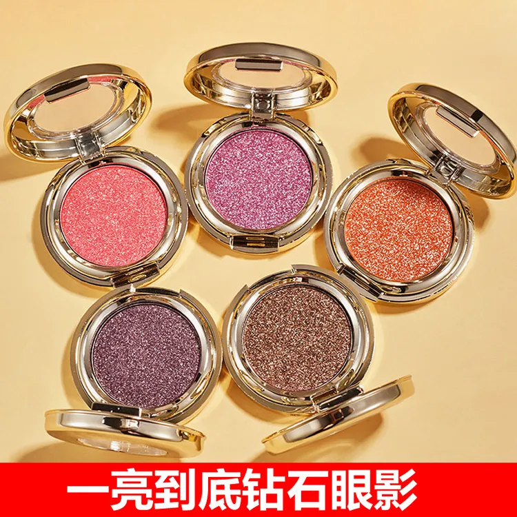 维妮小熊单色眼影盘细闪粉珠光修饰晶晶石爆闪高光舞台新娘妆显白