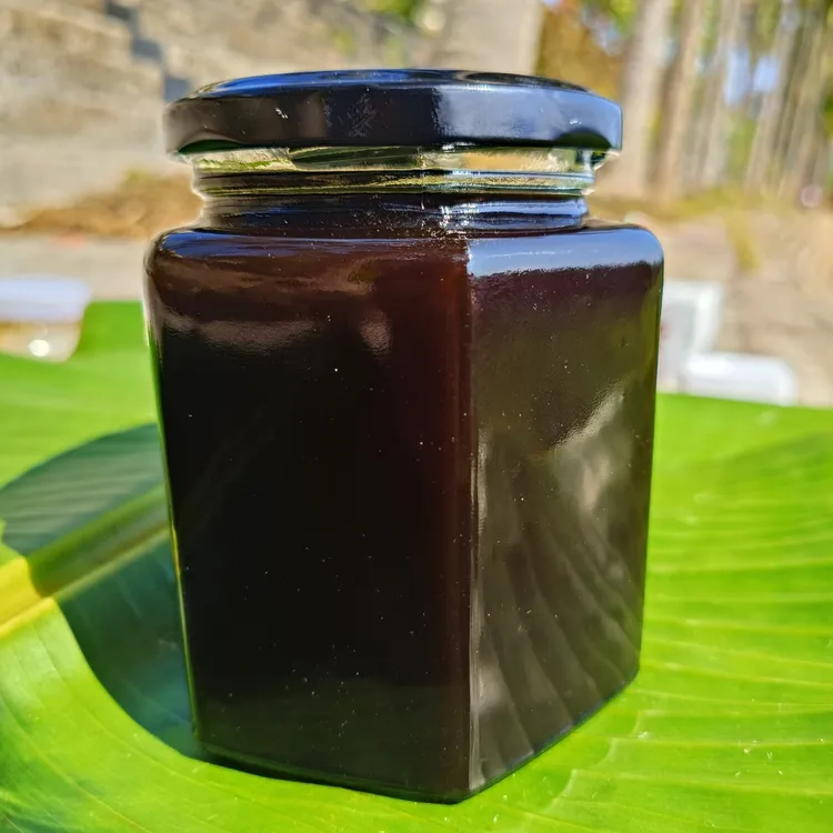 云南正宗黑蜂蜜纯野生蜂蜜结晶蜂蜜米团花蜂蜜500g