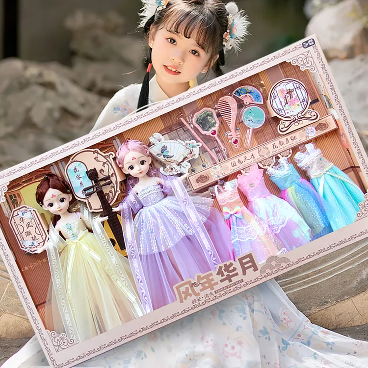国潮玩具古风换装娃娃女孩玩具玩偶公主洋娃娃仿真儿童过家家礼物