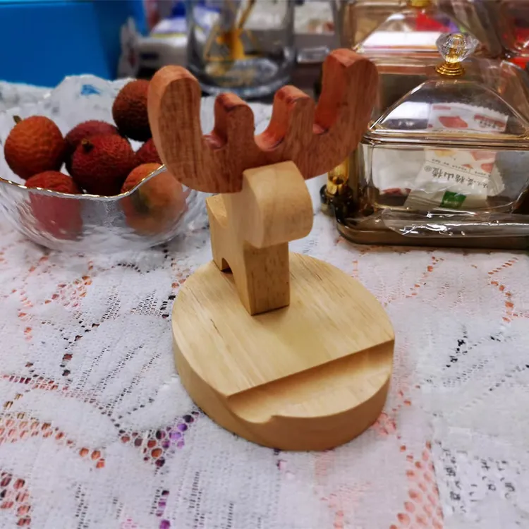 实木支架床头手机架子懒人支架平板桌面追剧创意摆放客厅婚礼