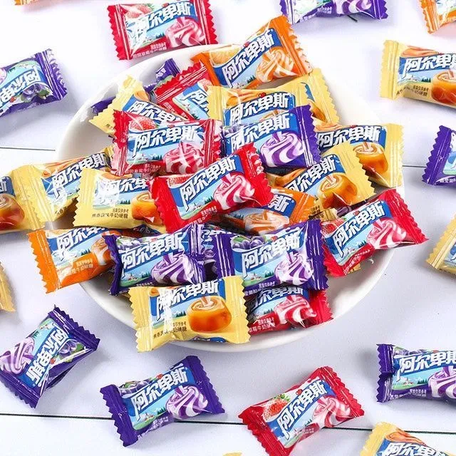 阿尔卑斯硬糖果混合多口味原味草莓味喜糖果休闲零食年货糖果