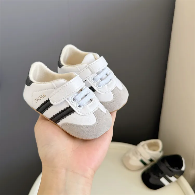 春秋季婴儿鞋0-1岁3-6-9个月男女宝宝软底学步鞋百搭不掉运动鞋