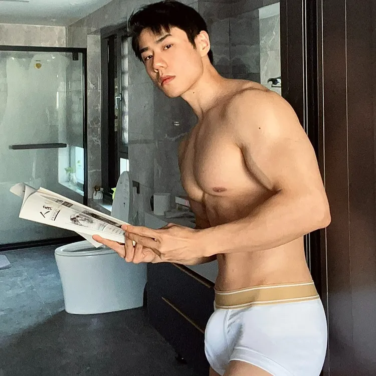 TATS（荆棘制造）魅力型男简奢纯棉低腰性感紧身运动平角裤男士内裤