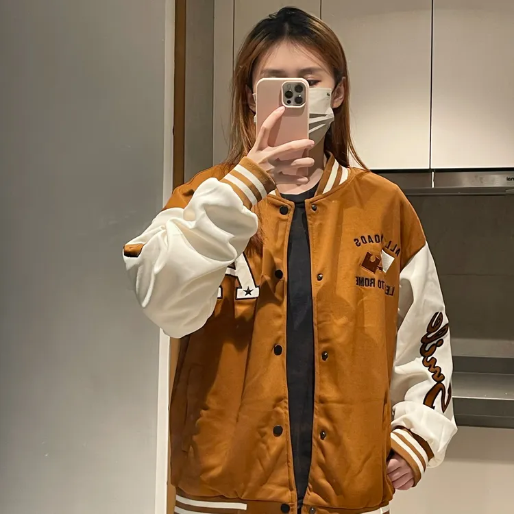 春秋季男女百搭帅气潮流韩版休闲宽松ins学生外套上衣夹克DQC8206
