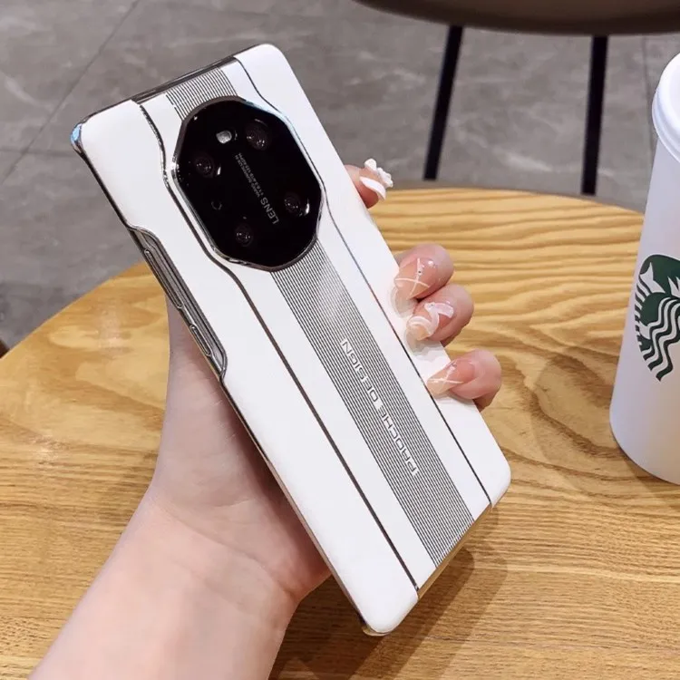 适用华为手机壳RS秒变保时捷皮纹电镀高档全包防摔简约荣耀保护套