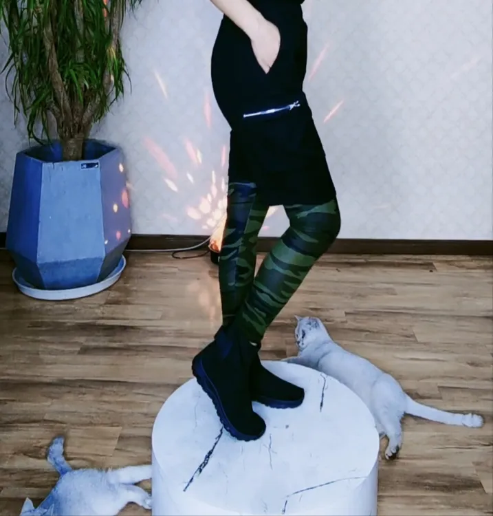 男女通用四季加长护膝