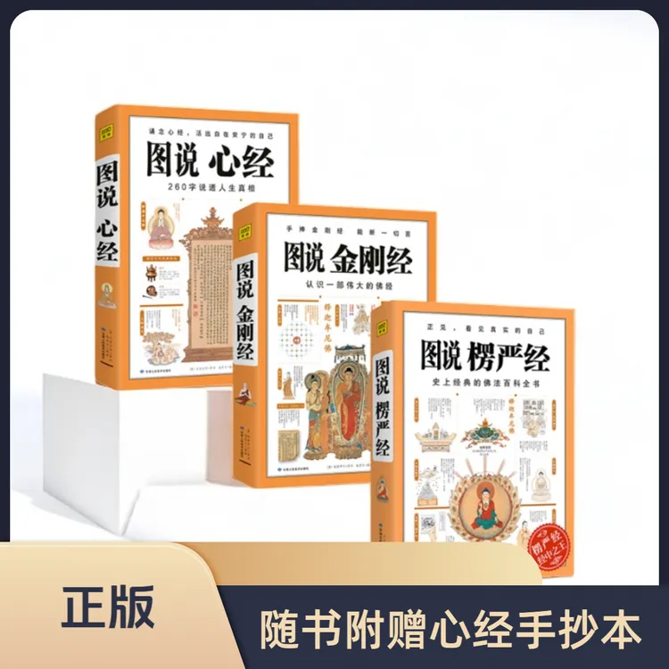 图说心经+图说金刚经+图说楞严经