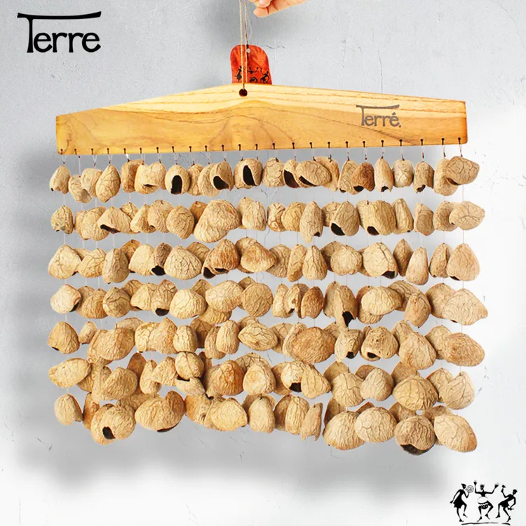 Terre德瑞果壳音束风铃排铃pangi果实手摇铃瑜伽冥想自然音乐疗愈