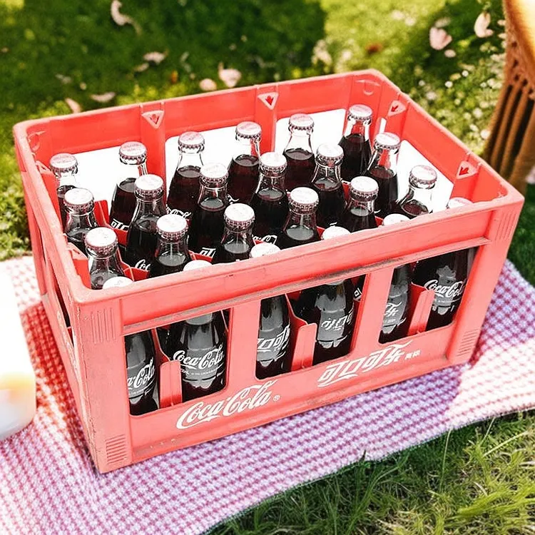 玻璃瓶可口可乐雪碧芬达玻璃瓶装怀旧老汽水200毫升装沙胆彪饮料