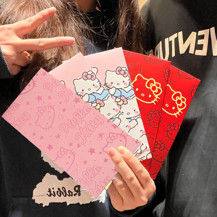 【维霓】KT猫红包新年红包凯蒂猫红包公主请发财可爱简约利是封红包