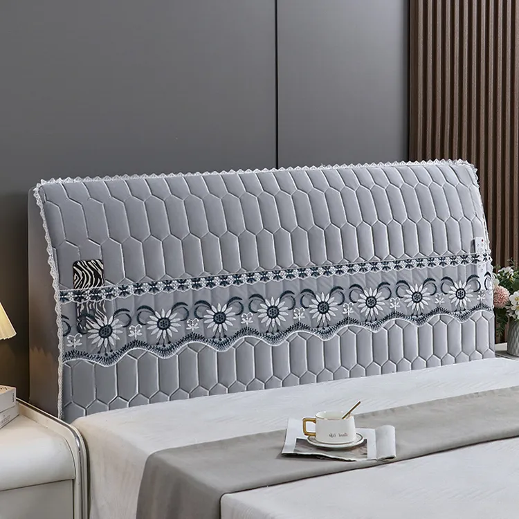 全包床头罩套加棉加厚简约轻奢床头套上档次豪华木板软包床头通用