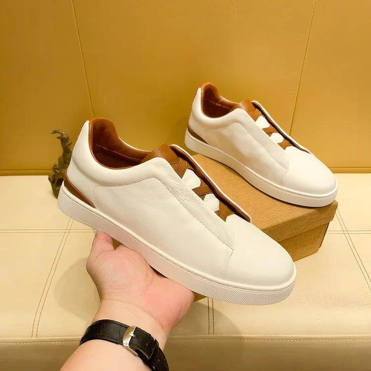 男鞋2025新款英伦秋季牛皮国潮板鞋皮鞋男士小白鞋休闲皮鞋男款