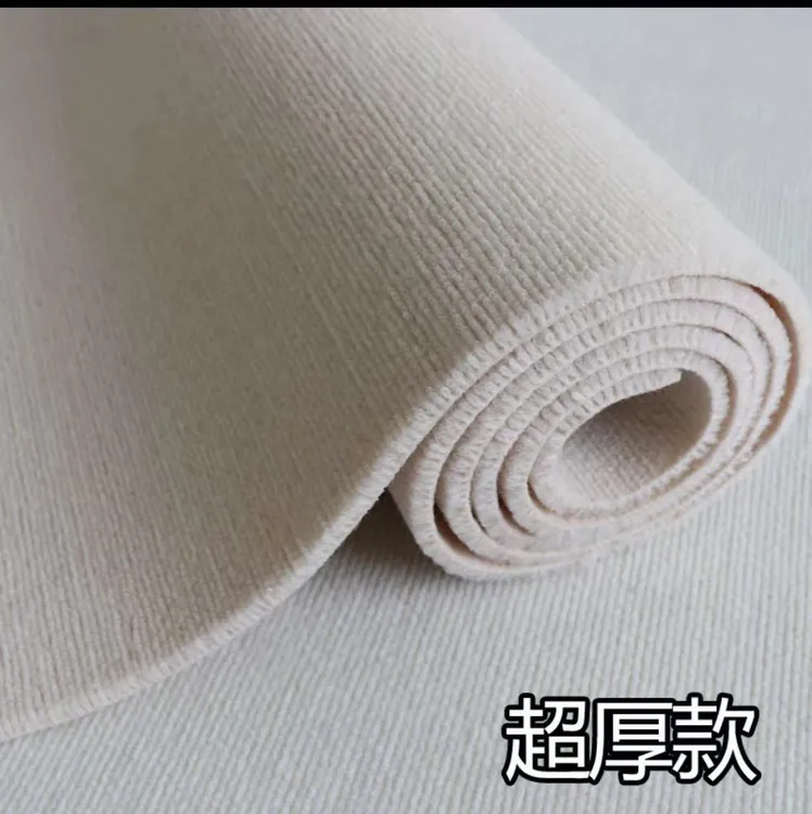米白色地毯地垫满铺卧室床边飘窗大面积商用加厚家用厚款可裁剪