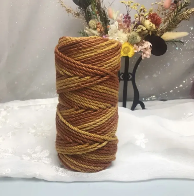 Li@跳色脱毛彩麻跳色麻绳炫彩麻绳脱毛麻绳跳色麻绳双色麻绳