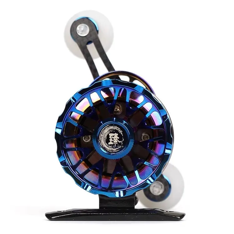 冰钓先锋毒液，FB50冰钓轮，筏钓轮，50线杯烤蓝工艺