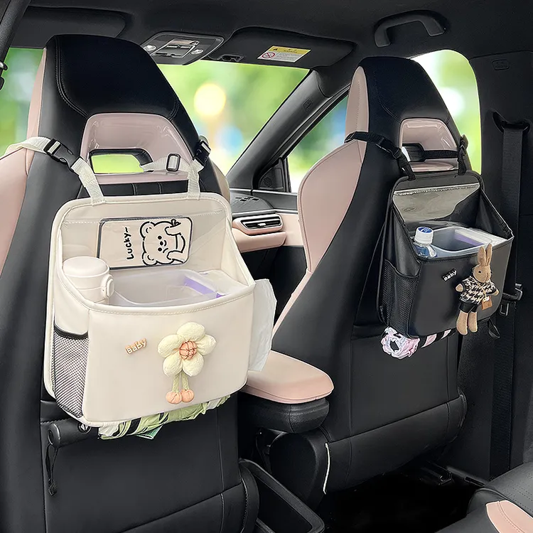 比亚迪海豚海鸥座椅后背收纳袋垃圾桶纸巾盒置物架车内装饰内饰品