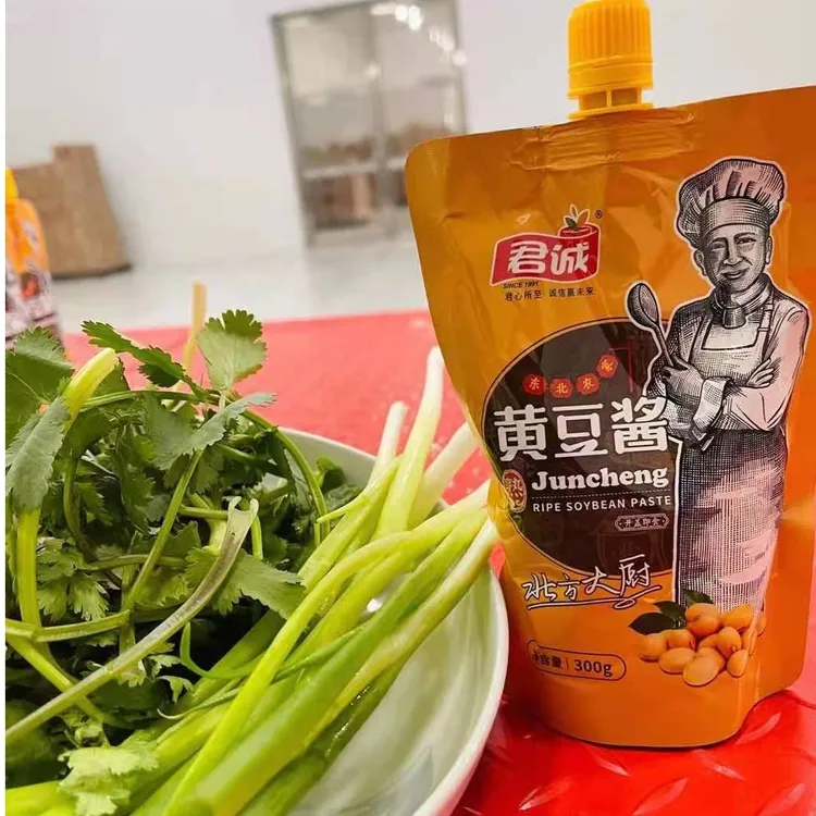 [君诚]黄豆酱300g4袋+送2袋传统