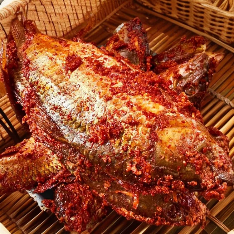 贵州特产黔东南黎平从江榕江本地稻花鱼腌鱼酸甜味