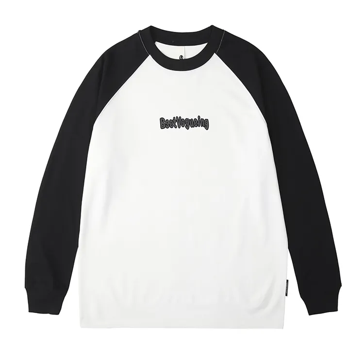 百搭简约长袖潮流风时尚秋冬大码上装美式简约风男士春秋休闲宽松