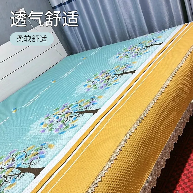 【花边四季款】双面四季款透气大炕盖加厚榻榻米榻榻米床盖床单