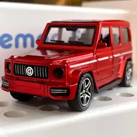 锌合金大G回力开门合金车玩具 耐摔强劲回力男孩玩具12厘米玩具车