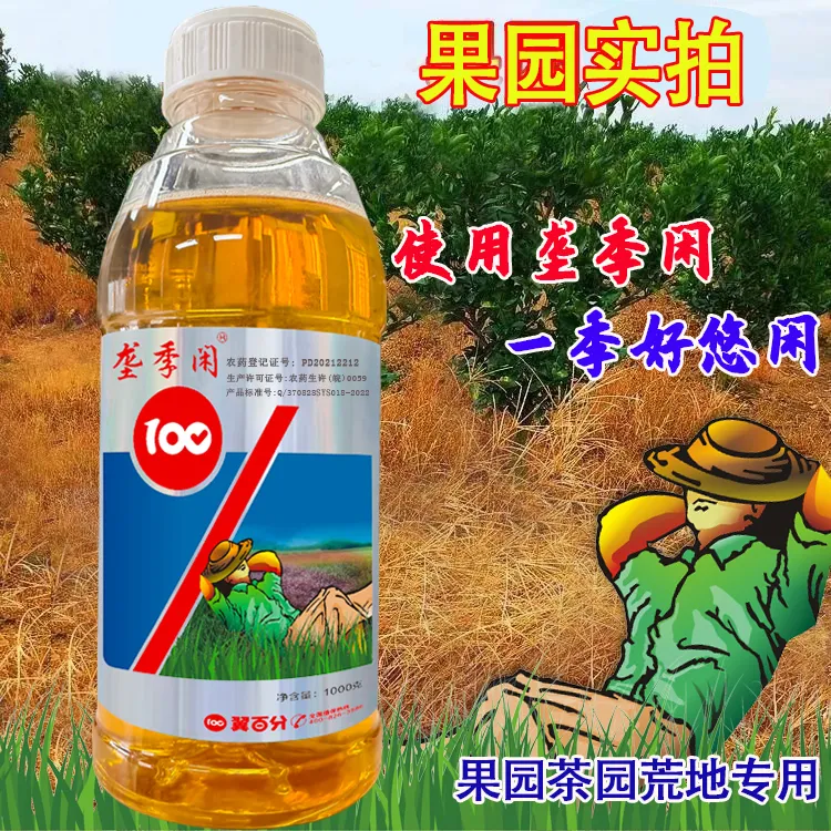 翼百分速草霸高浓缩除草剂牛筋草小飞蓬果园茶园田梗专业清除杂草