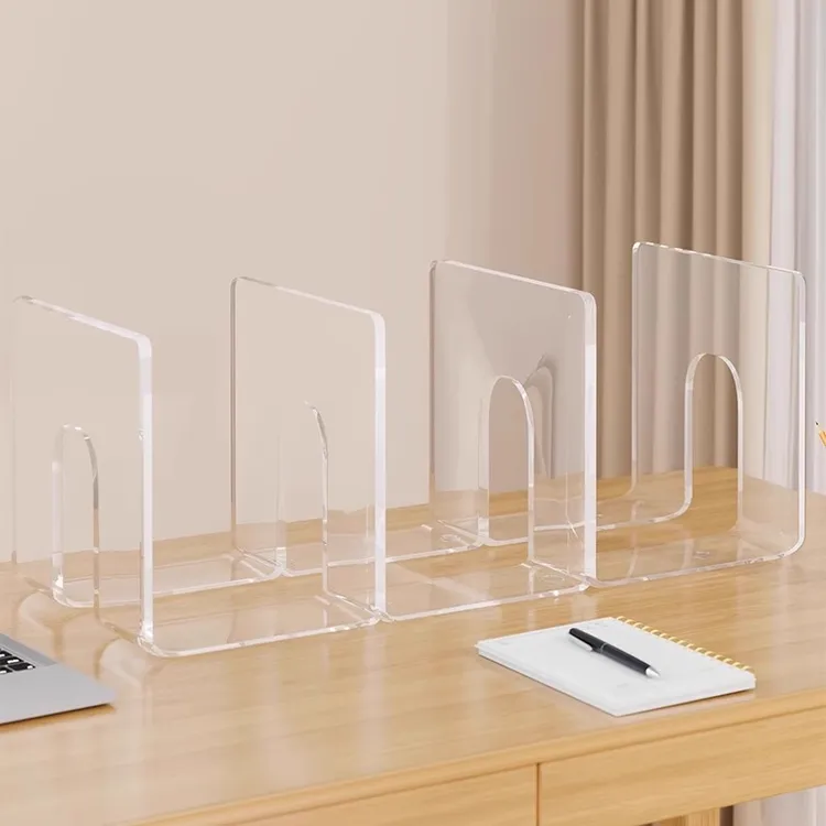 桌面立式书架学生学习置物架办公室书本文件收纳架工位简易整理架