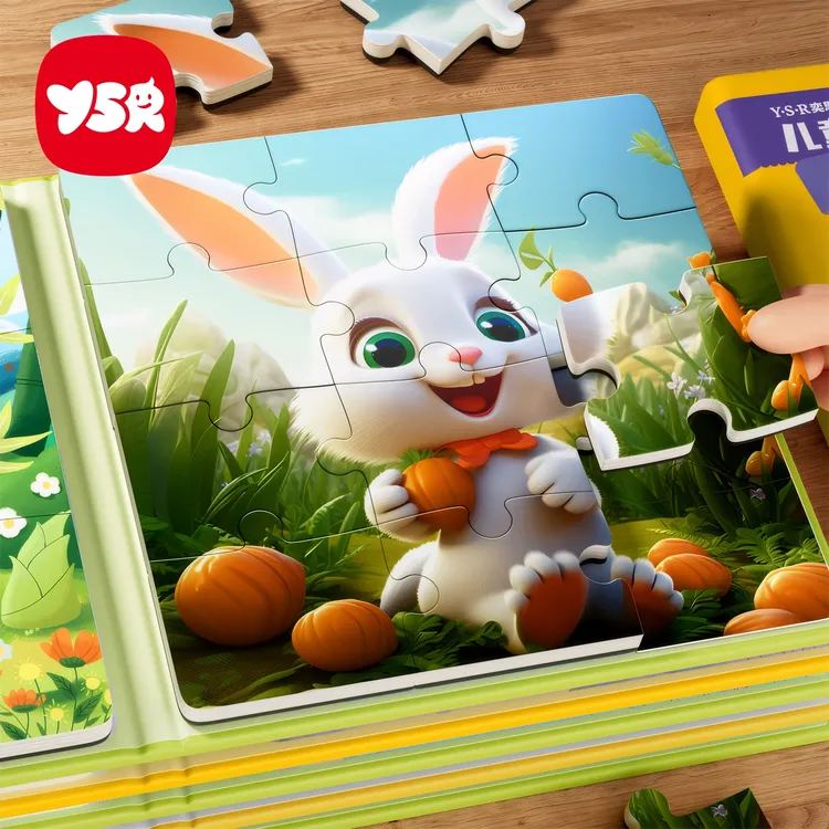 儿童进阶益智磁性拼图0-3-6岁幼儿磁力早教宝宝男孩女孩少儿玩具商品图