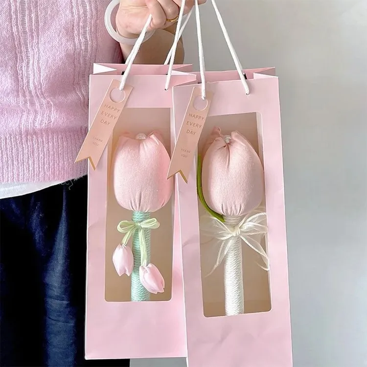 生日礼物实用可爱郁金香花束艾草锤按摩养生锤好看女生伴手礼kq