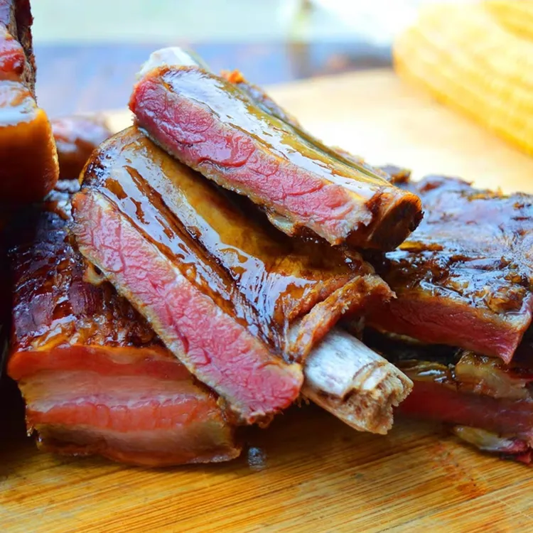 恩施柴火烟熏腊排骨硒都特色生活乡村传统工艺腌制腊味