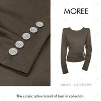 【MOREE】Modèle d’automne小众设计显瘦上衣-Z6276