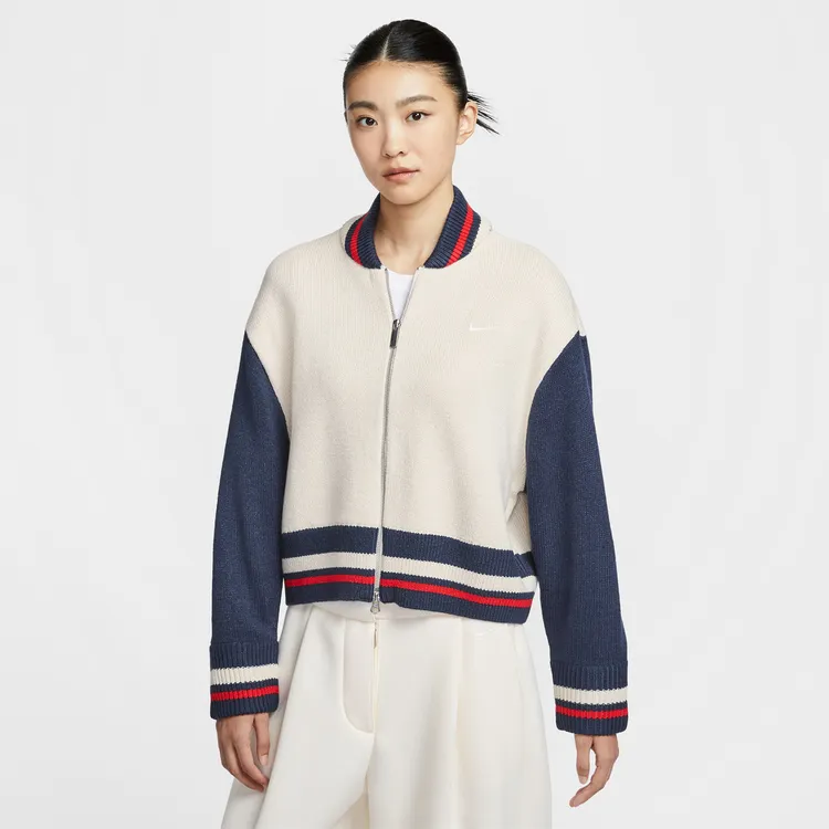 NIKE耐克女子AS W NSW CARDIGAN STREET针织无帽外套HV2495-104