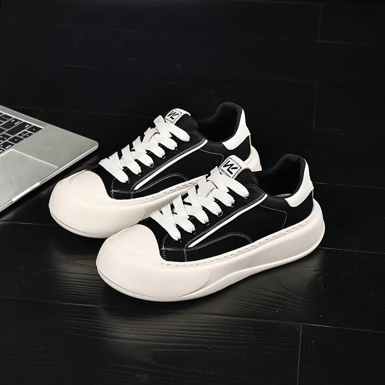 2025新款运动韩版休闲百搭潮鞋增高秋季男款熊猫鞋透气板鞋小白鞋