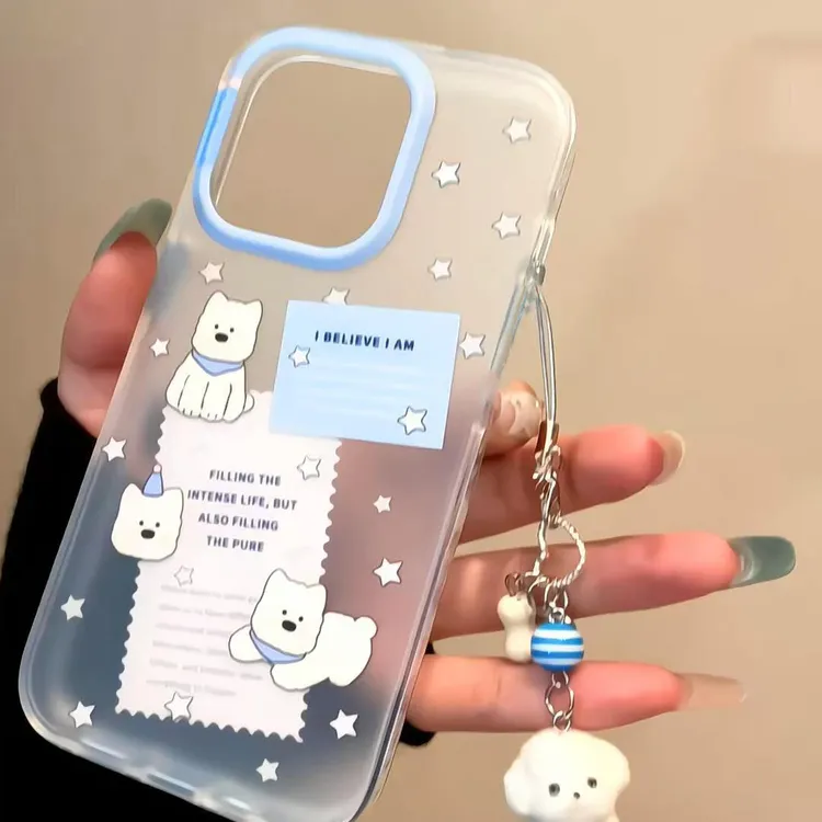 便签小狗适用苹果15Pro手机壳13硅胶XSMax/xr/12女16/14p