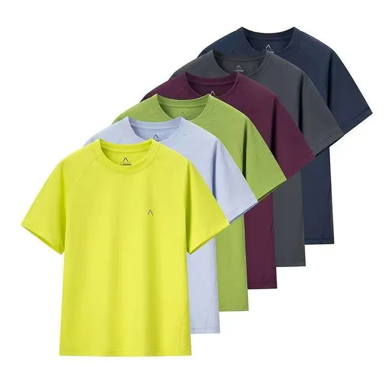 情侣多色圆领速干短袖T恤休闲户外运动半袖 3075