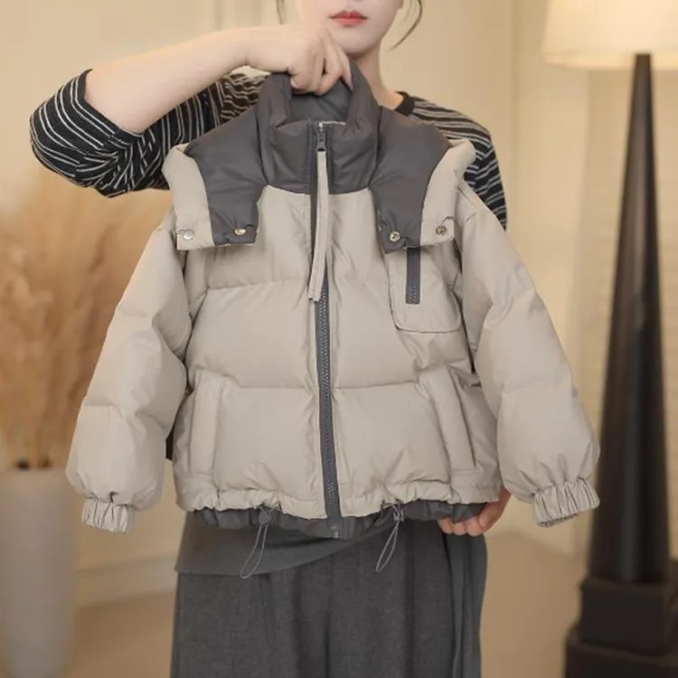 男童韩版棉服洋气2025新款冬季中大儿童保暖加厚连帽棉袄外套上衣