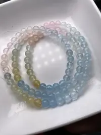 摩根石绿柱石海蓝宝散珠