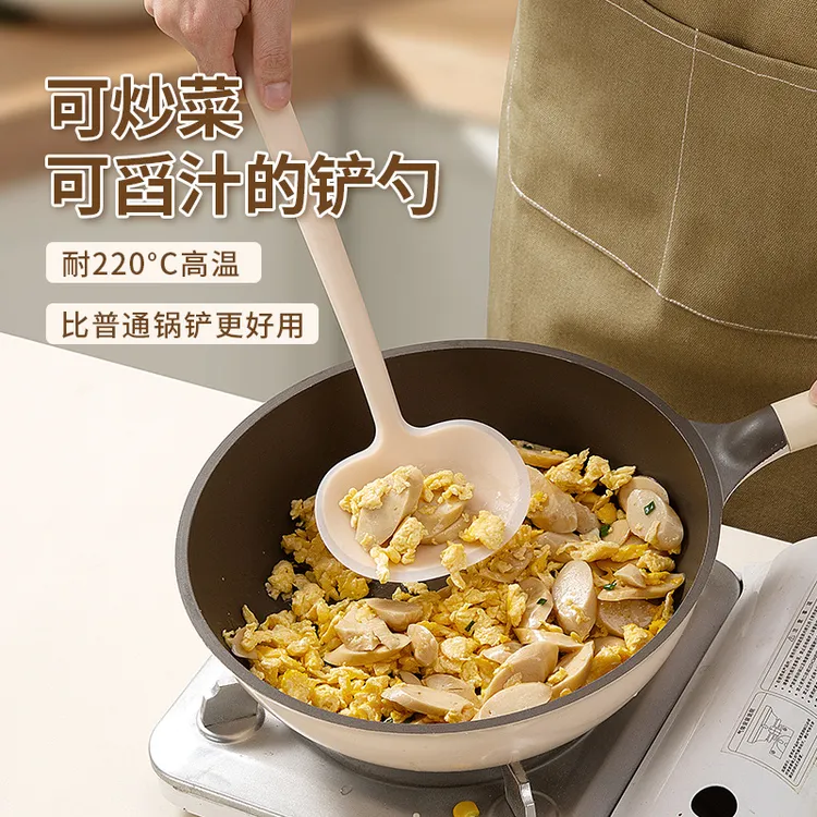 硅胶蘑菇铲不粘锅专用铲新款锅铲耐高温炒菜铲子炒勺两用硅胶铲勺