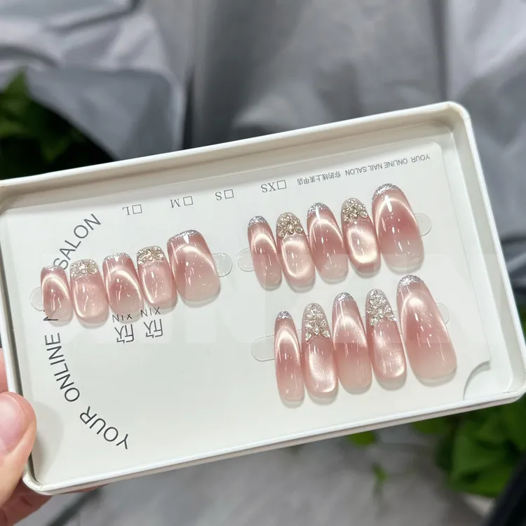 不遗憾- painted clear bow 纯手工穿戴甲 10片装