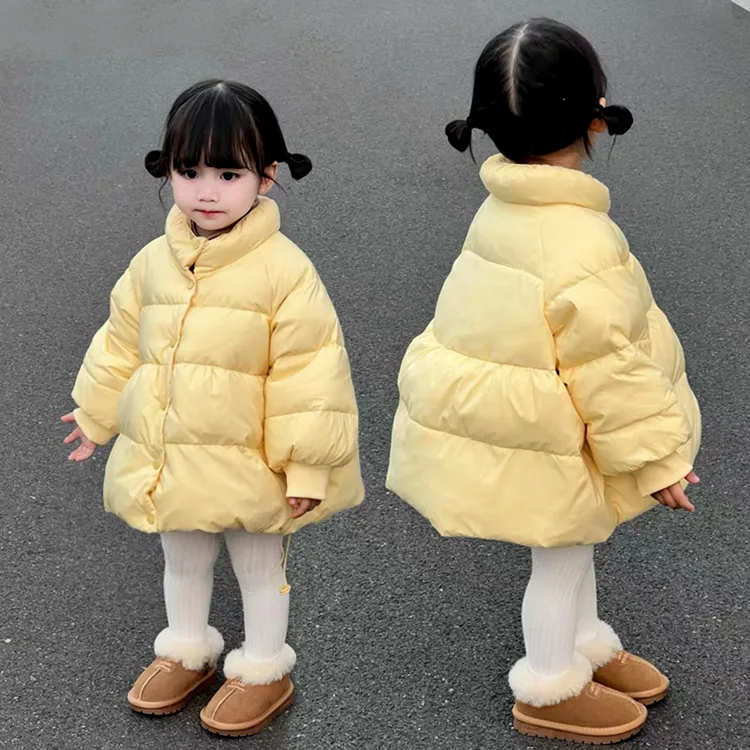 女童羽绒服冬季2025新款宝宝气质白鸭绒保暖外套儿童外出冬装棉服